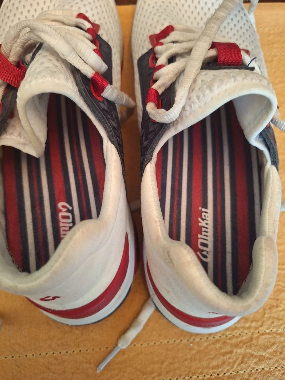 Olukai Wail Uku Women's White Mesh Athletic Sneakers 9.5